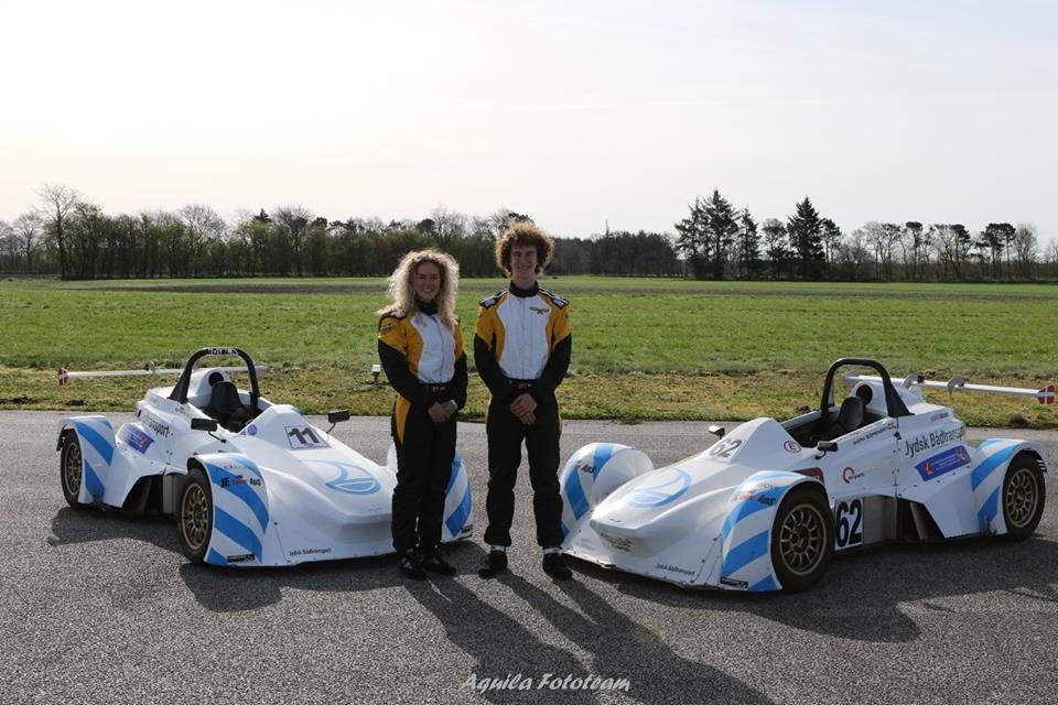 Storesøster Julie Antonina og lillebror Mark Sørensen på Padborg Park
(Foto: Keld Dohm)
